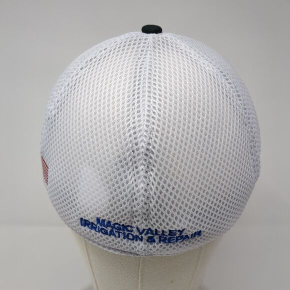 Magic Valley Irrigation & Repair Fitted Trucker Hat Black M/L Mesh Back New Era - Picture 5 of 9